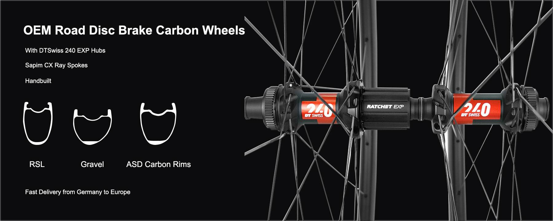 OEM Road Disc Brake Carbon Wheels 1
